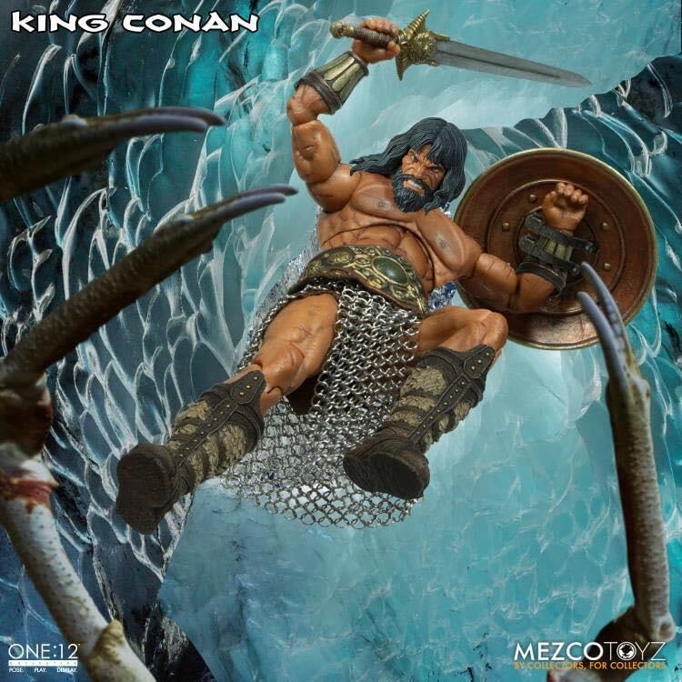 Amazon.co.jp: MEZCO TOYZ One:12 キング コナン 未開封 King Conan 1